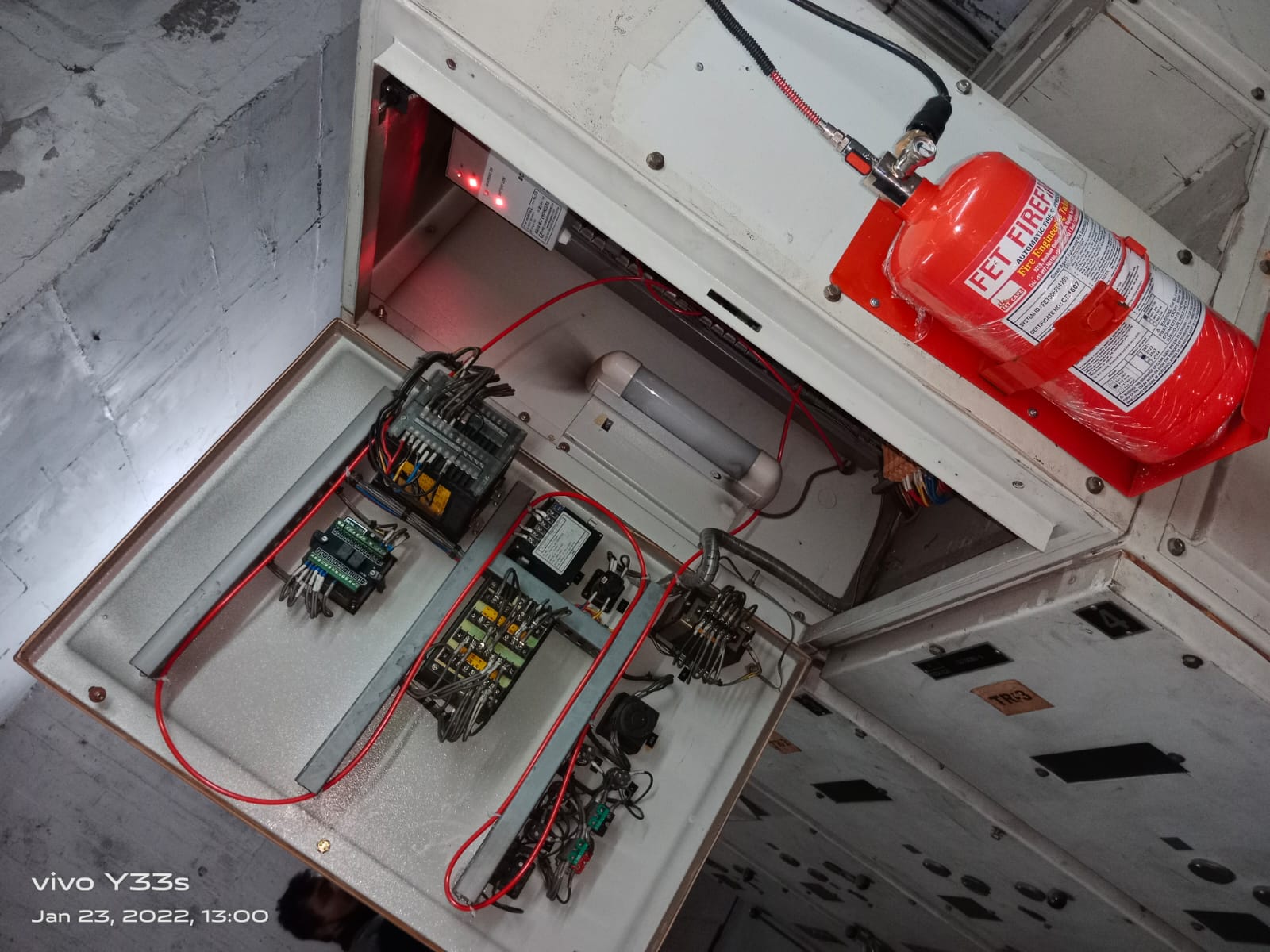 Electrical Panel Fire Suppression System