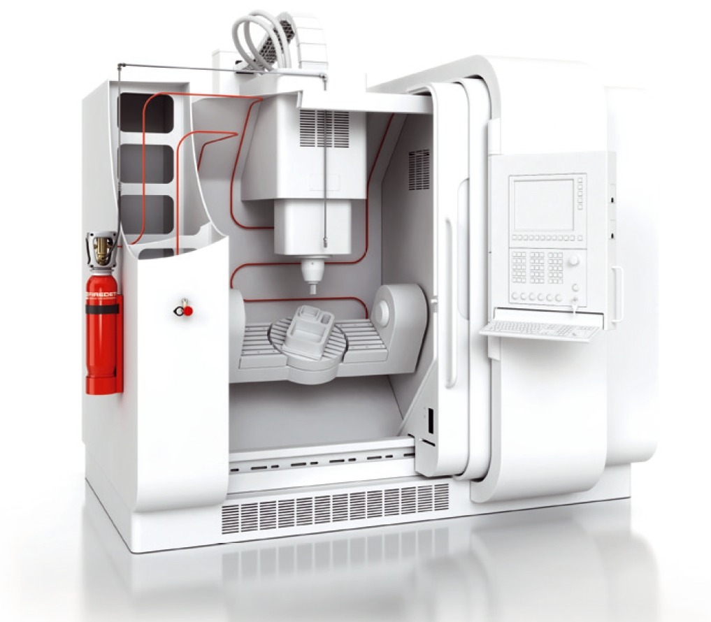 CNC Machine Fire Suppression System