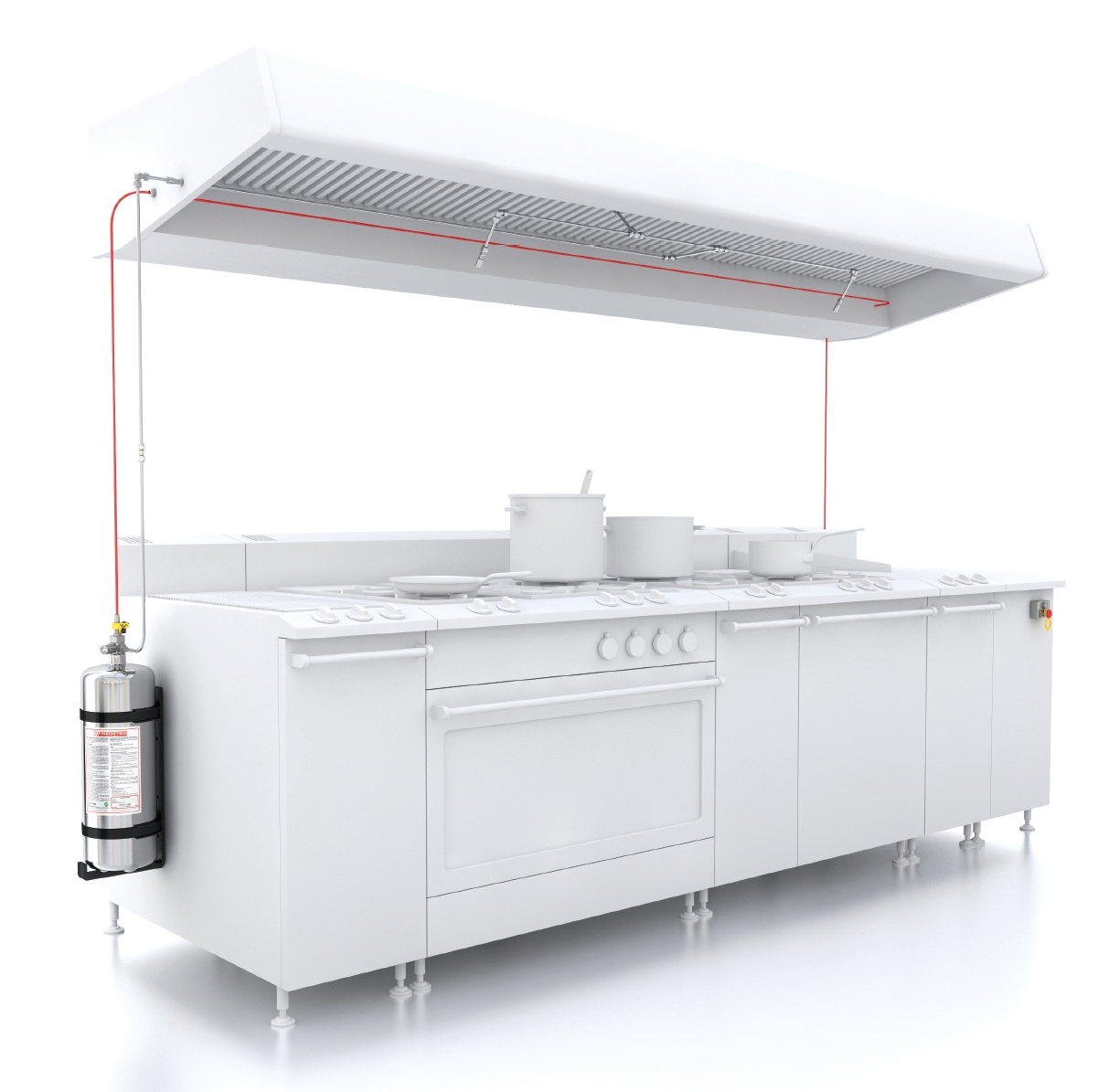 Kitchen fire suppression system